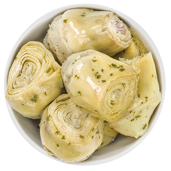 Whole Artichokes with Oil, Garlic and Parsley